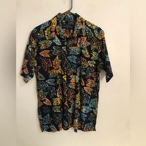 Pete Huntington Shirt Men's Size  Medium Hawaiian Short Sleeved Button Down